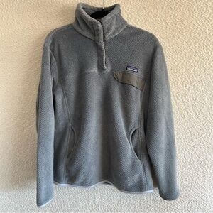 Patagonia Women’s Re-Tool‎ Snap-T Fleece Pullover Gray Size Large